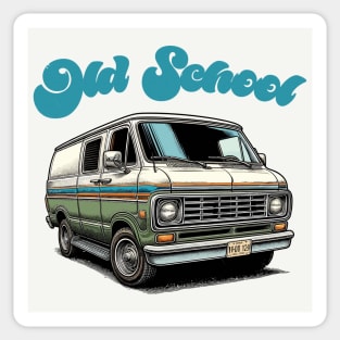 OLD SCHOOL // Retro Style Original Design Sticker